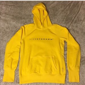 Men’s Live  Strong Hoodie Rare